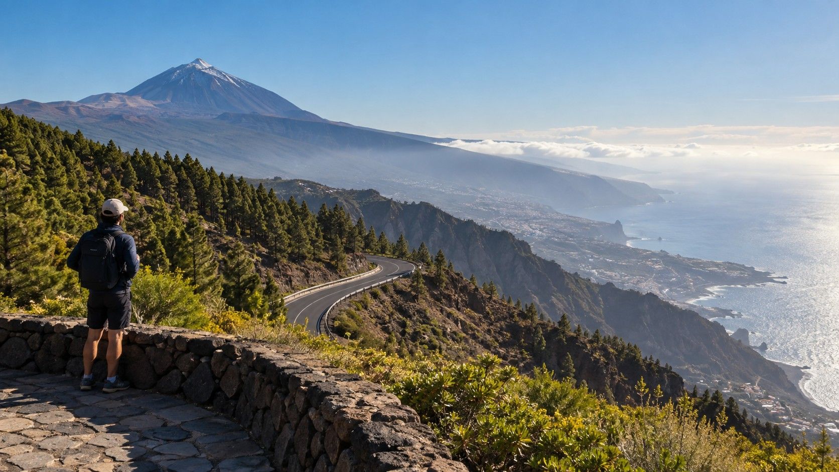 Tenerife Top 10 road and coast view