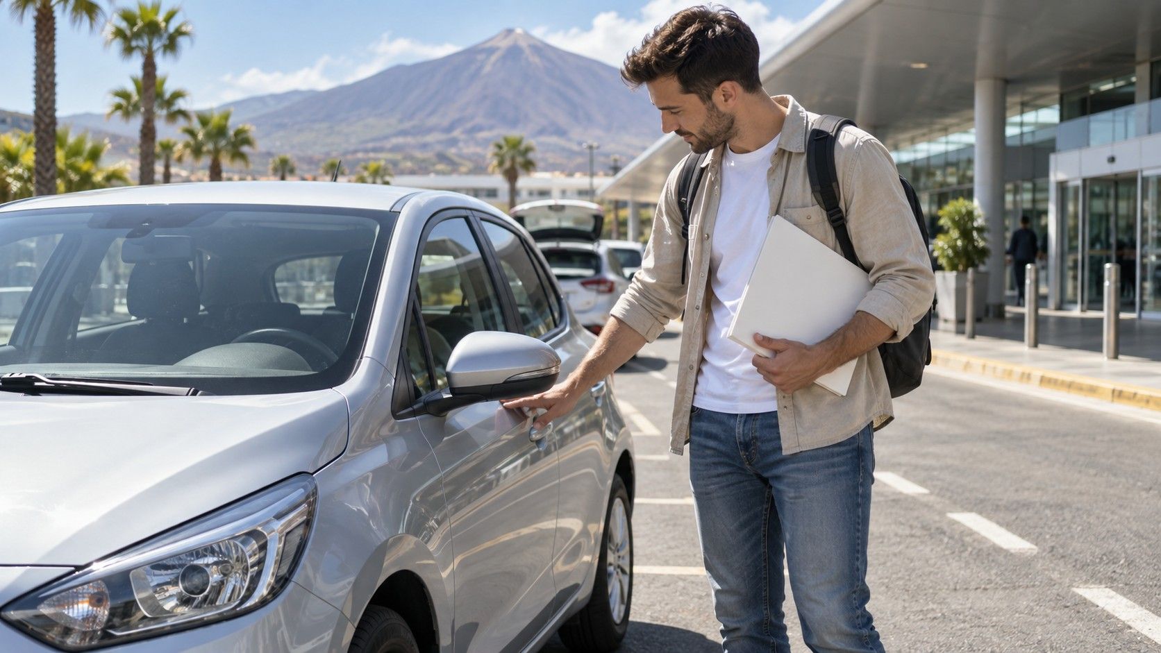 Documents and car hire checklist in Tenerife